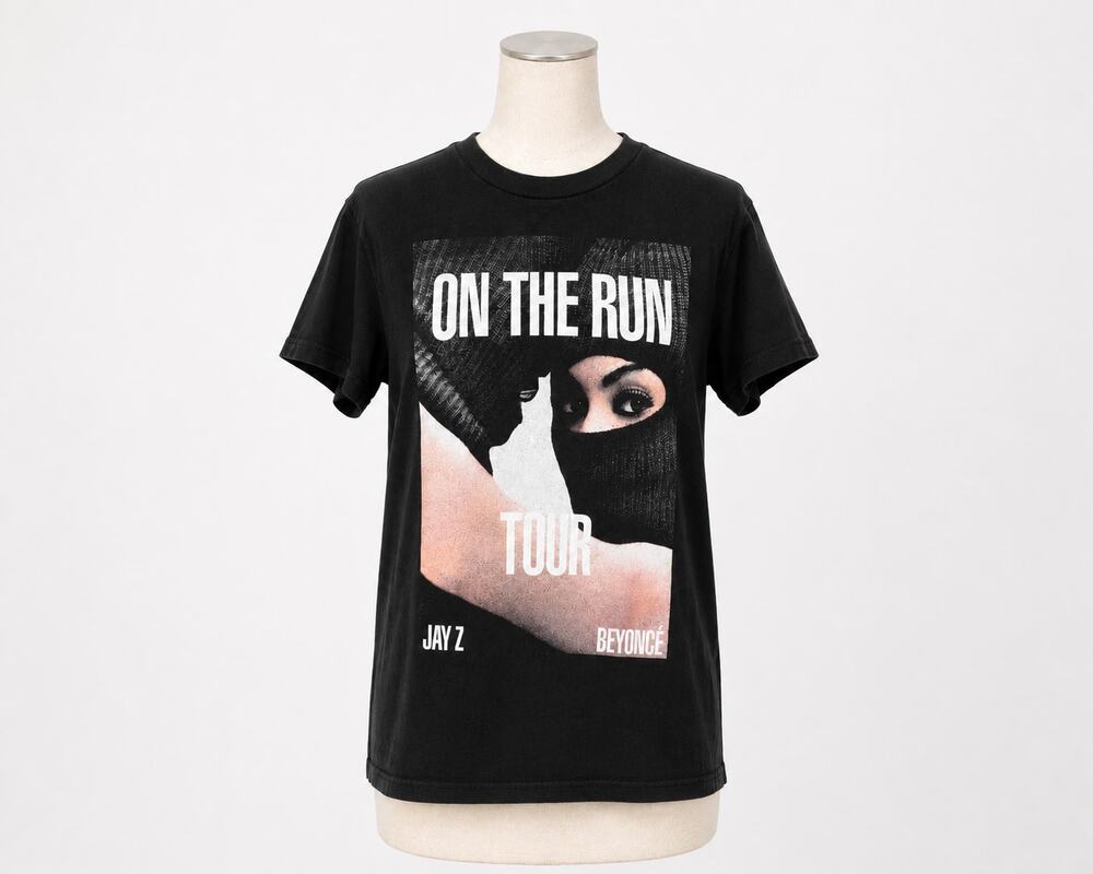 Beyoncé Jay z On the Run Tour T Shirt Black